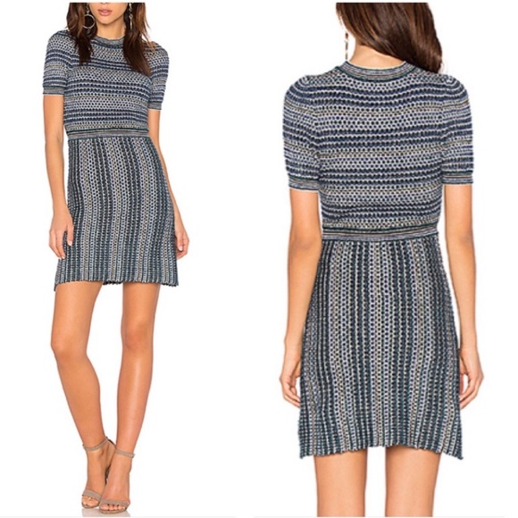 Free people short sleeve metallic sweater dress - Picture 3 of 8